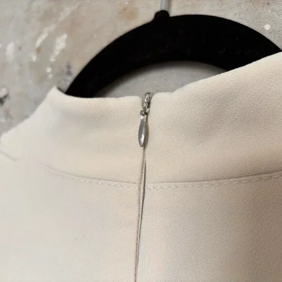 Super Chic karen Millen Cream corporate Dress - Picture 7 of 8